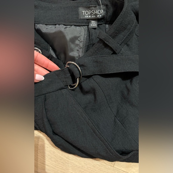 Topshop Black Trousers Women's NWT - Picture 2 of 7